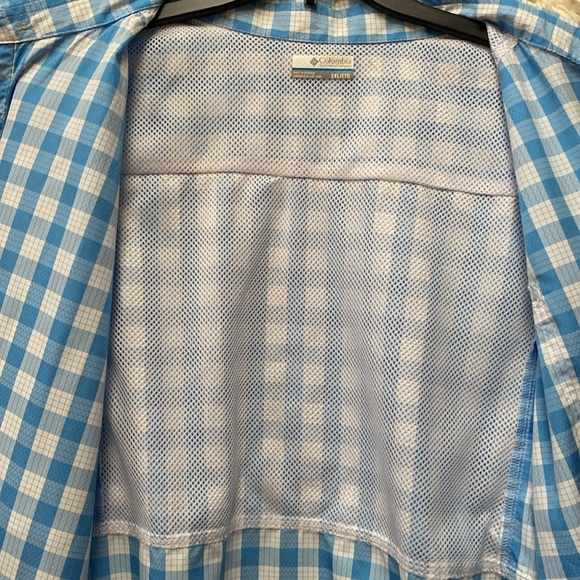 Columbia Sportswear Men’s Blue & White Casual Button Down Shirt. Size XXL/2TG - Picture 3 of 7